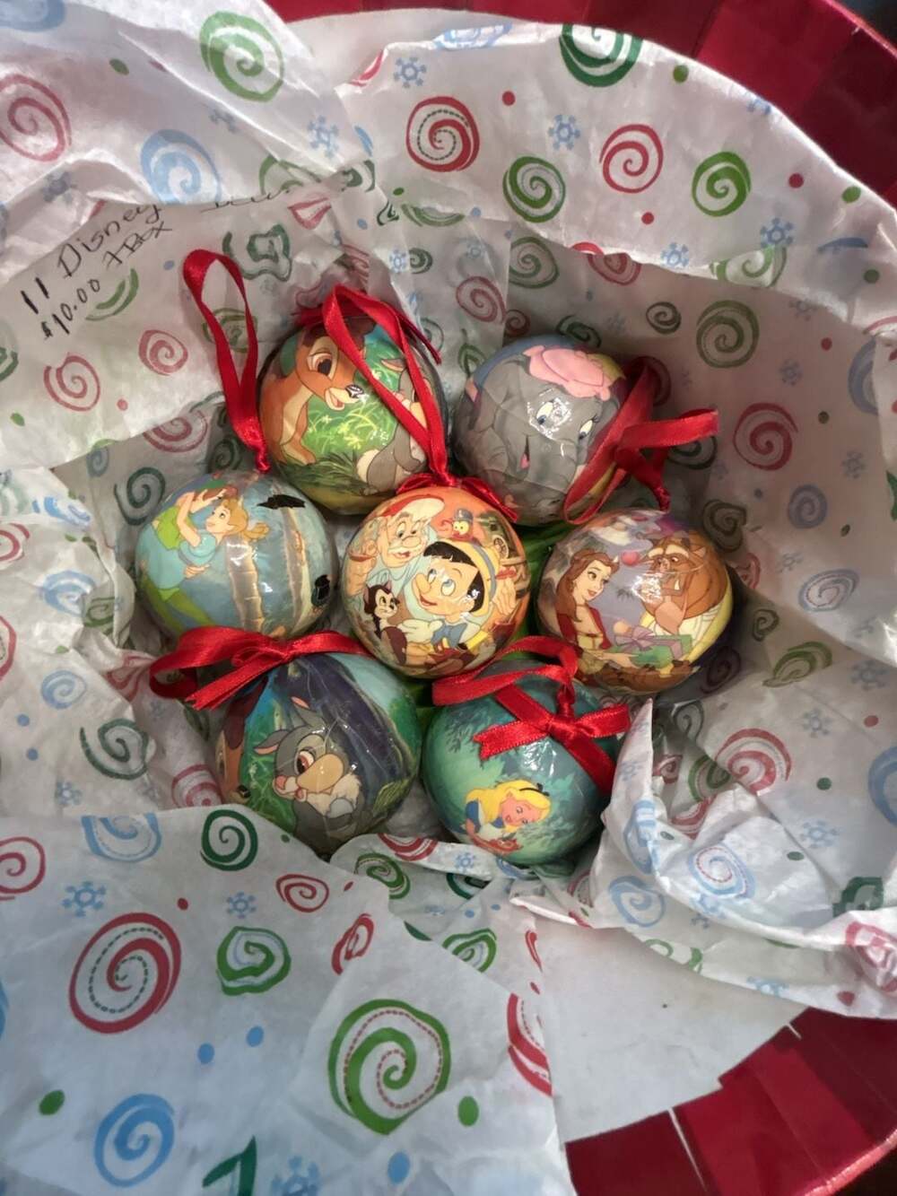 11 Vtg Disney Store 1999 Ornaments A Christmas To Remember In Original Box